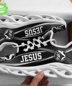 White and Black Jesus Christian Max Soul Shoes Limited Edition