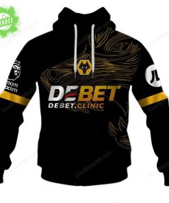 Wolverhampton Wanderers F.C. Premier League Away 2425 Style Hoodie