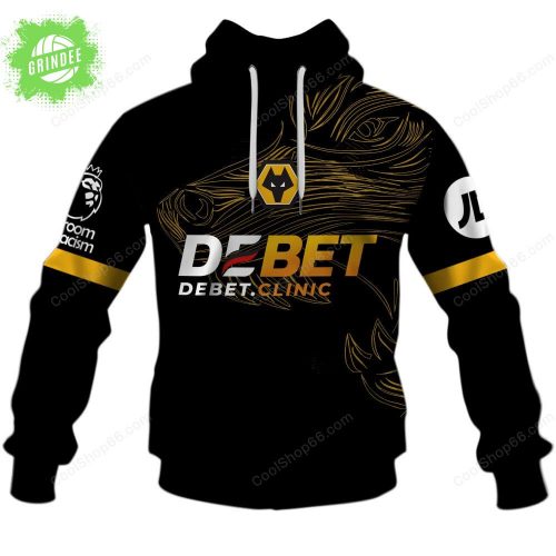 Wolverhampton Wanderers F.C. Premier League Away 2425 Style Hoodie