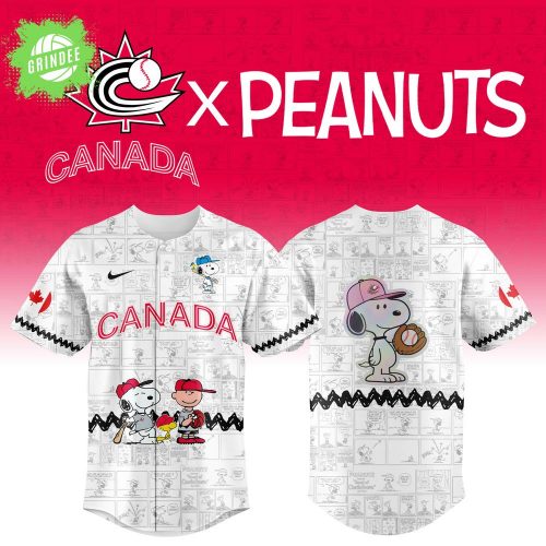 2025 Canada Baseball Team X Peanuts World Baseball Classic Nike Jersey Limited Edition