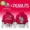 2025 Canada Baseball Team X Peanuts World Baseball Classic Nike Hoodie Limited Edition