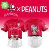 2025 Canada Baseball Team X Peanuts World Baseball Classic Nike Jersey Limited Edition