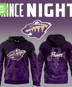 2025 Minnesota Wild x Prince Night Hoodie