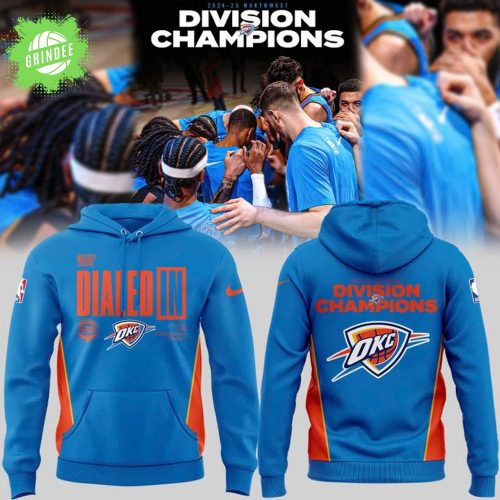 2025 Northwest Division Champions Locker Room Hoodie – Blue NBA Limited