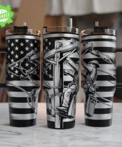 40Oz Lineman Quencher Tumbler