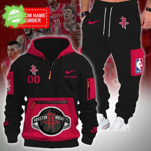 Active Utility houston rockets Sport custom name hoodie