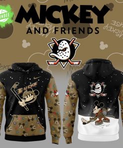 Anaheim Ducks Mickey & Friends Uniform 2025 Hoodie