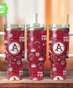 Arkansas Razorbacks NCAA Sports Custom Stanley 40oz Stainless Steel Tumbler