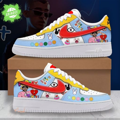 Bad Bunny AF1 Sneakers Custom Design Streetwear Unisex Shoes