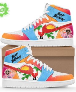 Bad Bunny AJ1 Sneakers Limited Unisex Collectible Music Fashion
