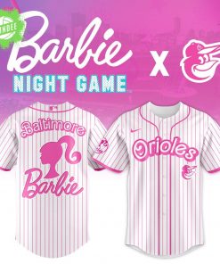 Baltimore Orioles MLB x Barbie Night Game Limited Edition Baseball Jersey 2025