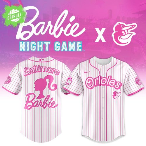 Baltimore Orioles MLB x Barbie Night Game Limited Edition Baseball Jersey 2025