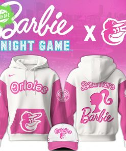 Baltimore Orioles MLB x Barbie Night Game Limited Edition Hoodie 2025