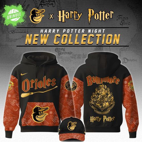 Baltimore Orioles MLB x Harry Potter Night Game Limited Edition Hoodie 2025