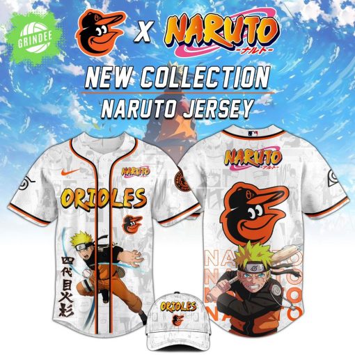 Baltimore Orioles MLB x Naruto Baseball Jersey – Anime x MLB Special Edition