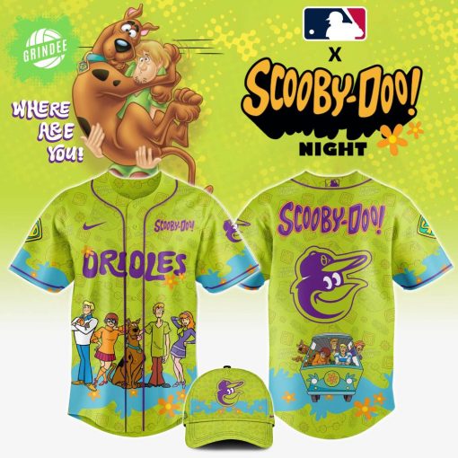 Baltimore Orioles MLB x Scooby-Doo Night Baseball Jersey – Limited MLB Gear
