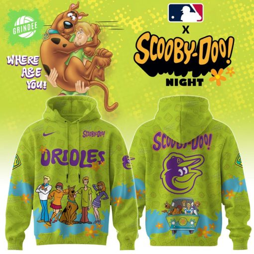 Baltimore Orioles MLB x Scooby-Doo Night Hoodie – Limited Edition MLB Merch