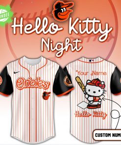 Baltimore Orioles x Hello Kitty Special Edition Game Night Baseball Jersey