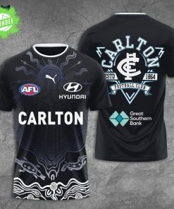 Carlton Football Club 3D T-Shirt AFL 2025 Edition