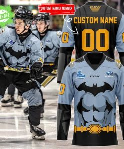 Charlottetown Islanders x DC Batman Personalized Hockey Jersey 2025