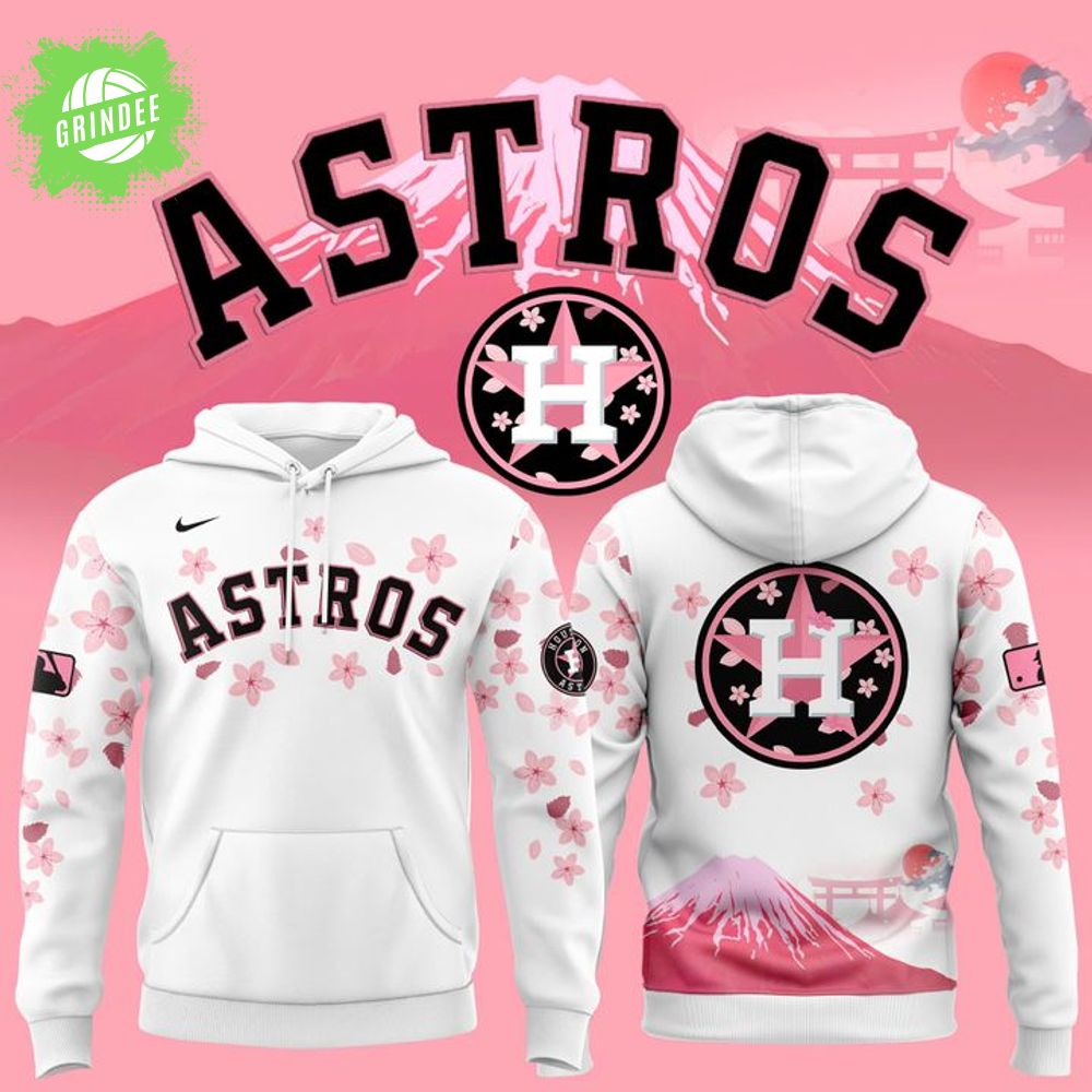 Cherry Blossom Astros Hoodie – Houston Baseball Fan Gear Limited Edition Cherry Blossom Astros Hoodie – Houston Baseball Fan Gear Limited Edition