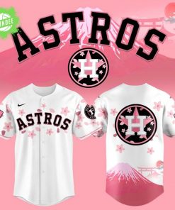 Cherry Blossom Astros – Houston Baseball Jersey Special Edition