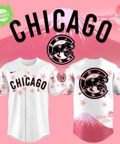 Chicago Cubs Sakura Jersey – Japanese Cherry Blossom Baseball Shirt