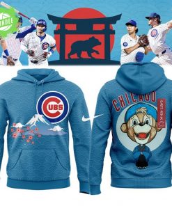 Chicago Cubs Tokyo Series 2025 Anime Hoodie Limited Baseball Edition