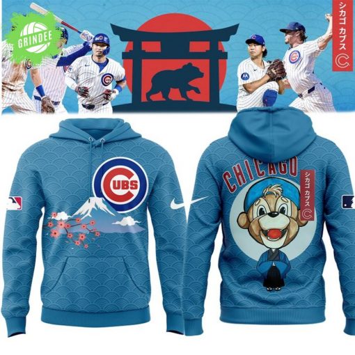 Chicago Cubs Tokyo Series 2025 Anime Hoodie Limited Baseball Edition