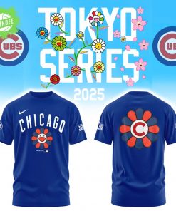 Chicago Cubs Tokyo Series Navy T-Shirt 2025 MLB Exclusive