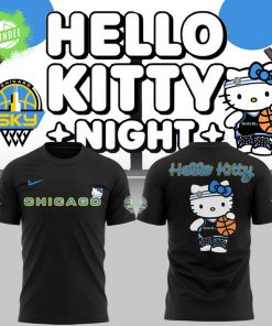 Chicago Sky x Hello Kitty Night Special Edition T-Shirt 2025 – WNBA Fan Apparel