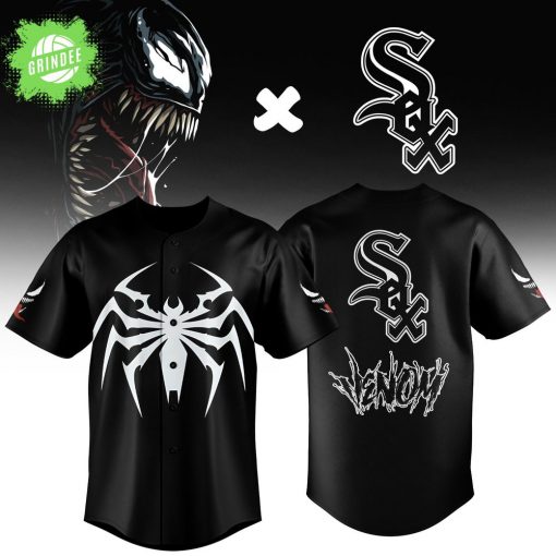 Chicago White Sox x Venom Shadow Slugger Reign – Baseball Jersey 2025