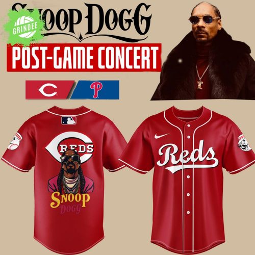 Cincinnati Reds x Snoop Dogg Post-Game Concert Baseball Jersey 2025 Limited Edition