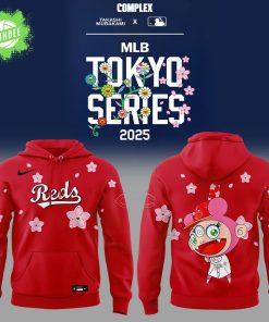Cincinnati Reds x Takashi Murakami MLB World Tour Tokyo Series Red Jersey 2025