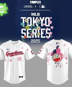 Cleveland Guardians x Takashi Murakami MLB World Tour Tokyo Series Jersey 2025