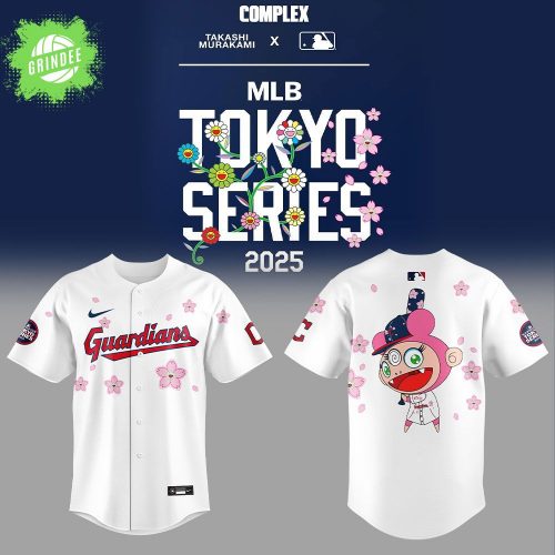 Cleveland Guardians x Takashi Murakami MLB World Tour Tokyo Series Jersey 2025