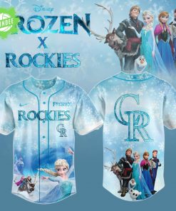 Colorado Rockies MLB x Frozen Baseball Jersey – Limited Edition 2025