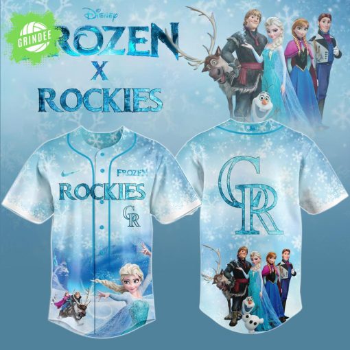 Colorado Rockies MLB x Frozen Baseball Jersey – Limited Edition 2025