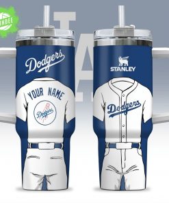 Custom Los Angeles Baseball 40oz Tumbler With Transparent Lid Special Gift