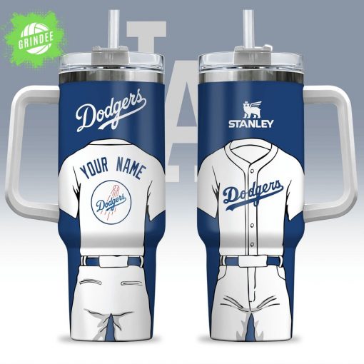 Custom Los Angeles Baseball 40oz Tumbler With Transparent Lid Special Gift