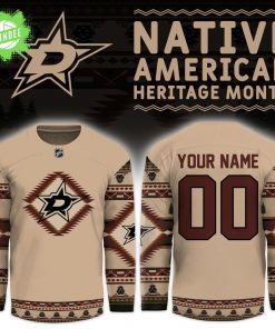 Dallas Stars Native American Heritage Month Special Hockey Jersey