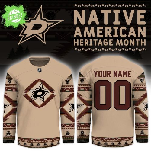 Dallas Stars Native American Heritage Month Special Hockey Jersey