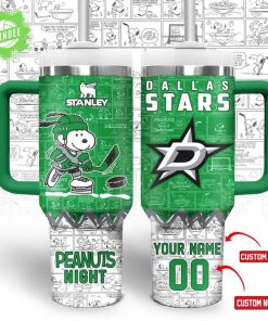 Dallas Stars x Peanuts Stanley Quencher 40oz Tumbler NHL Custom 2025