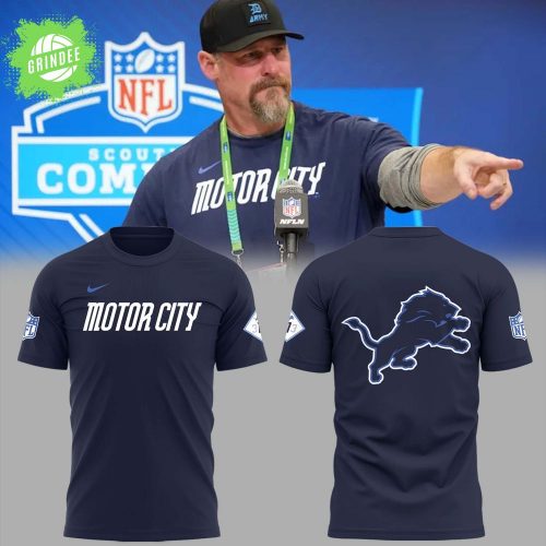 Detroit Lions 313 Motor City T-Shirt Limited Edition 2025