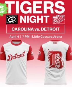 Detroit Red Wings Heritage T-Shirt – Tiger Night April 4 Special Edition