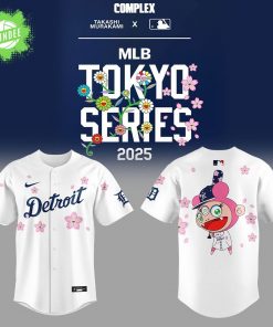 Detroit Tigers Takashi Murakami x MLB World Tour Tokyo Series Baseball Jersey