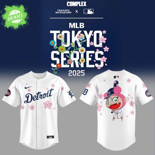 Detroit Tigers Takashi Murakami x MLB World Tour Tokyo Series Baseball Jersey