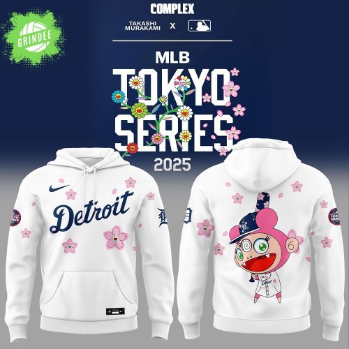 Detroit Tigers x Takashi Murakami MLB World Tour Tokyo Series Hoodie 2025