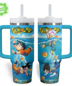 Dragon Ball Anime Custom Stanley Quencher 40oz Tumbler With Handle