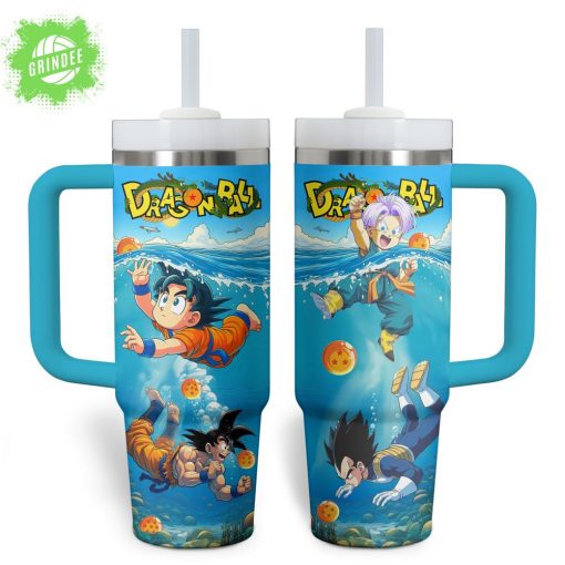 Dragon Ball Anime Custom Stanley Quencher 40oz Tumbler With Handle